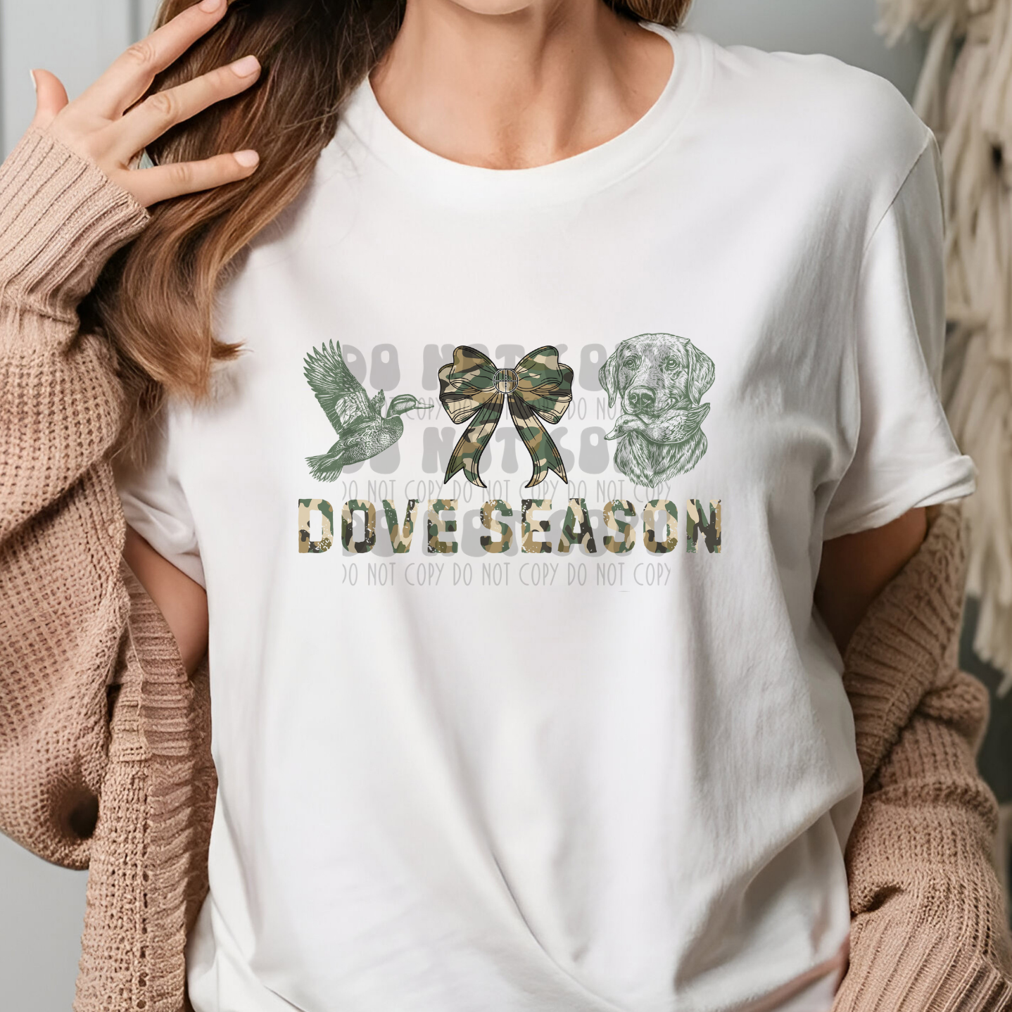 DOVE SEASON - DTF TRANSFER