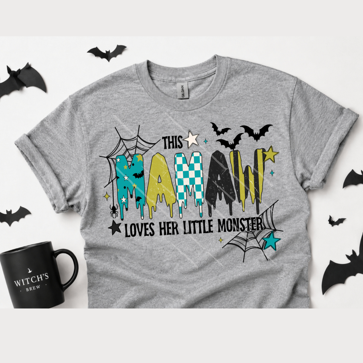 MAMAW LOVES HER LITTLE MONSTER(SINGULAR) - DTF TRANSFER