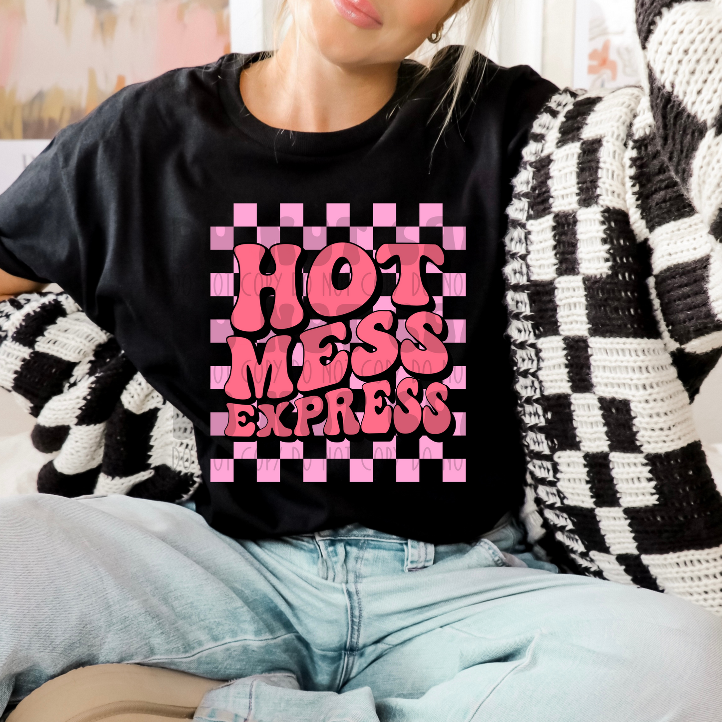 HOT MESS EXPRESS PINKS - DTF TRANSFER