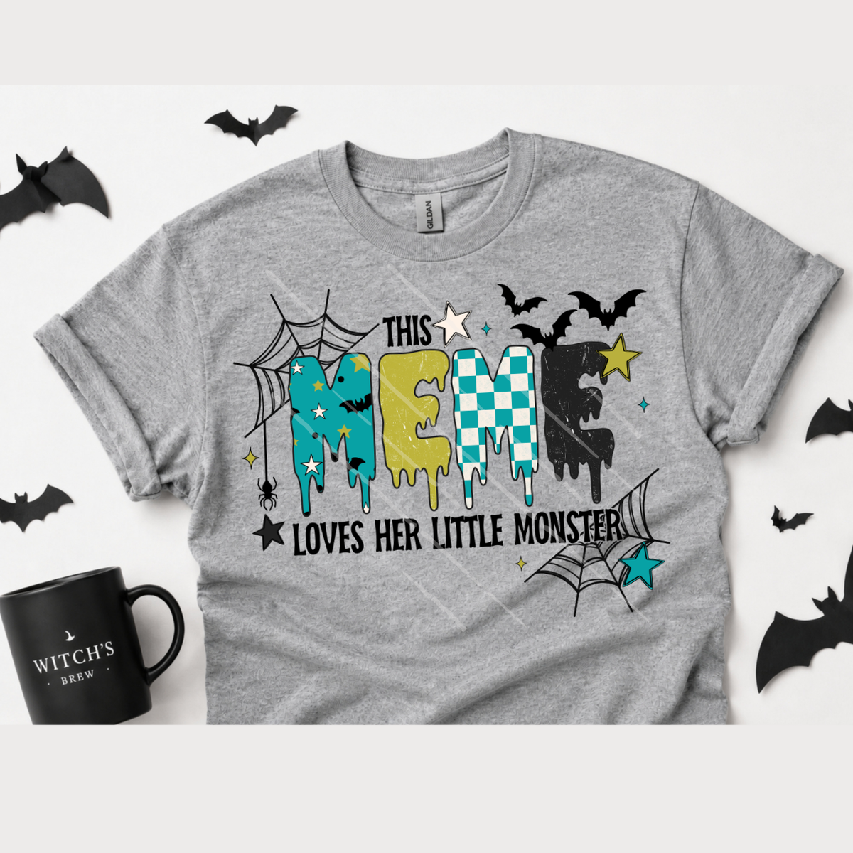 MEME LOVES HER LITTLE MONSTER(SINGULAR) - DTF TRANSFER