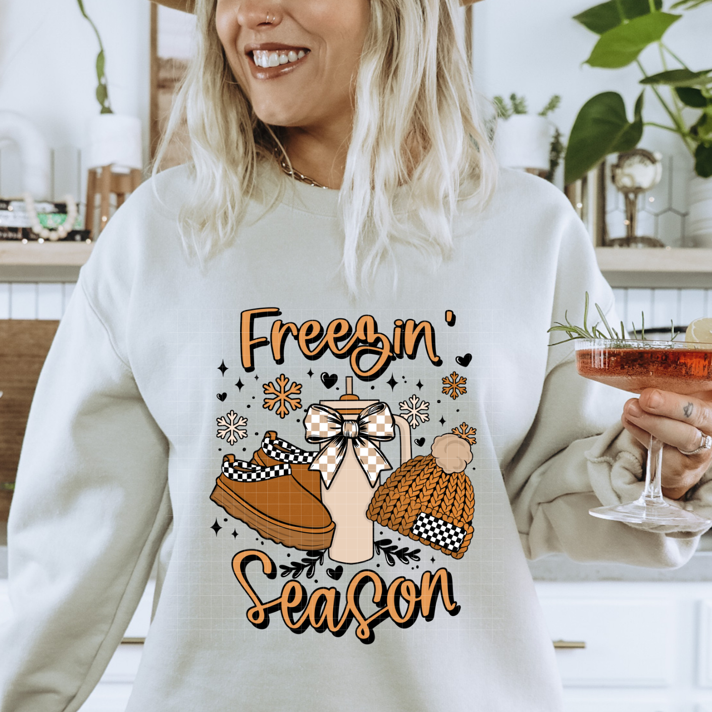 FREEZIN SEASON BROWN - DTF TRANSFER