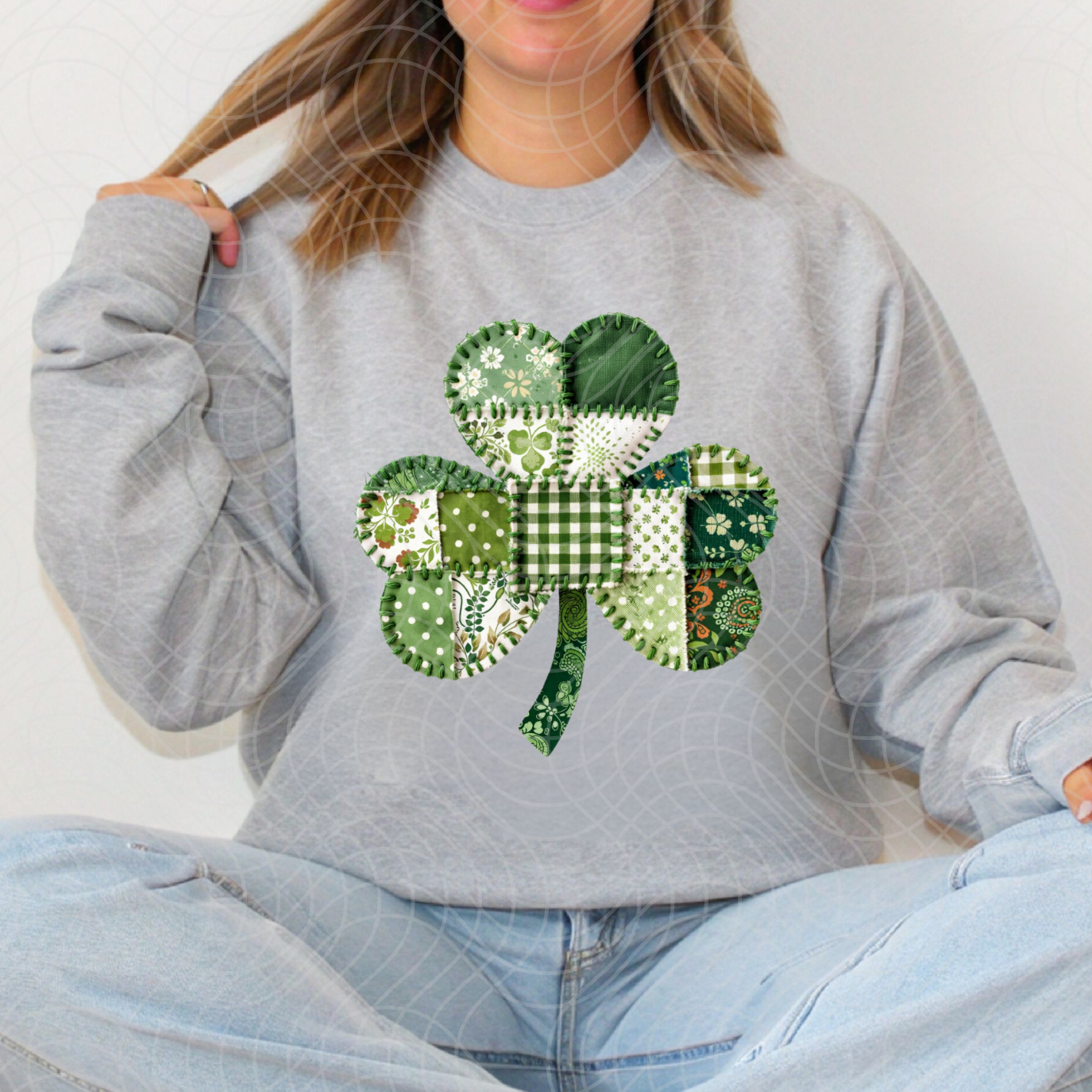 PATCHWORK CLOVER - DTF TRANSFER