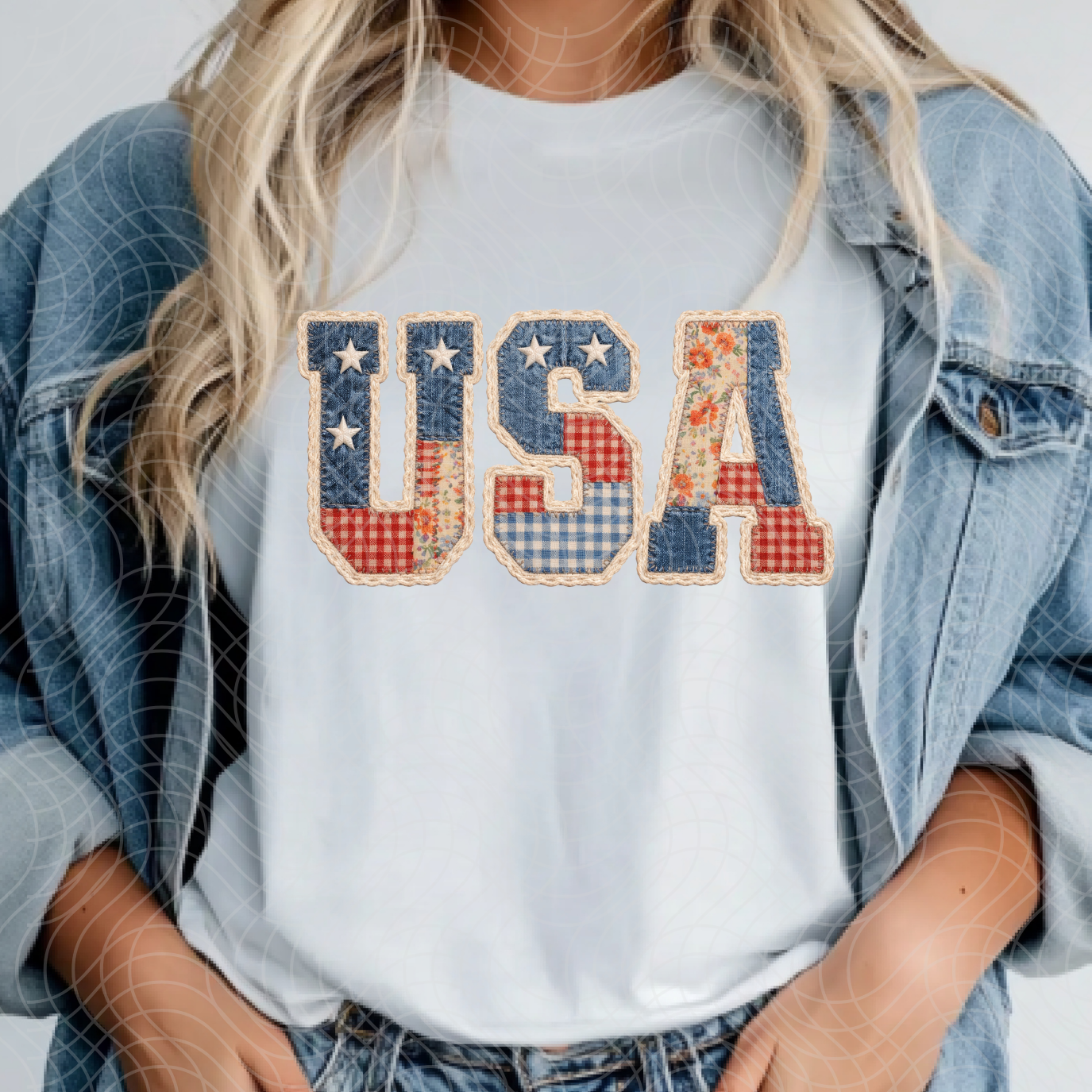 PATCHWORK USA - DTF TRANSFER