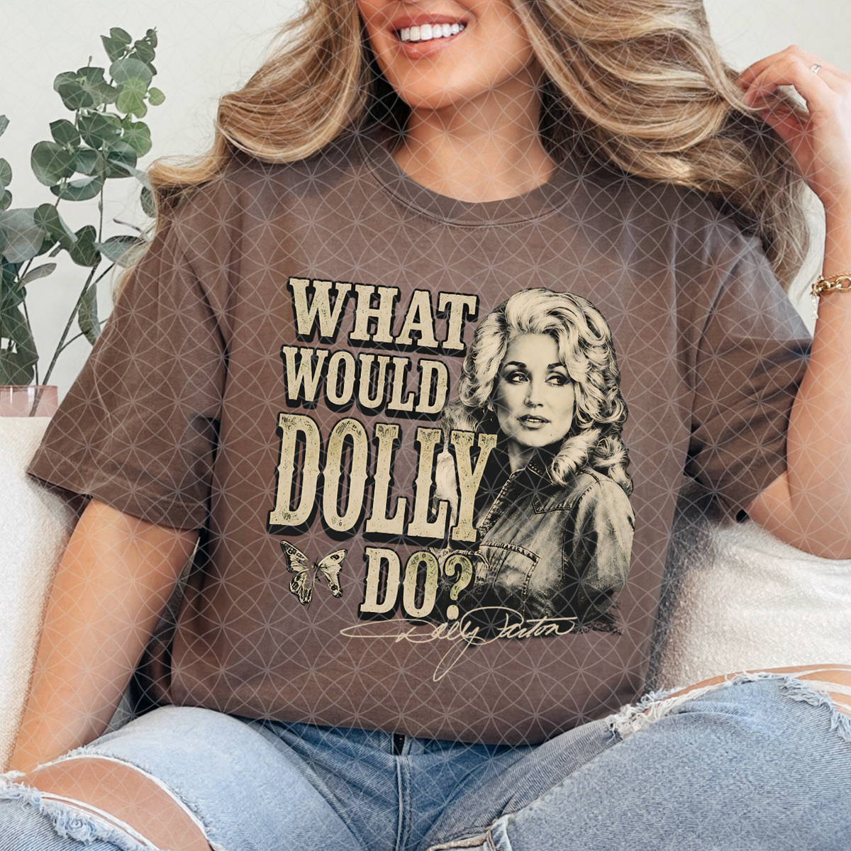 WHAT WOULD DOLLY DO - DTF TRANSFER