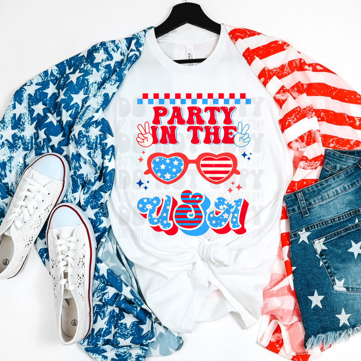PARTY IN THE USA - DTF TRANSFER