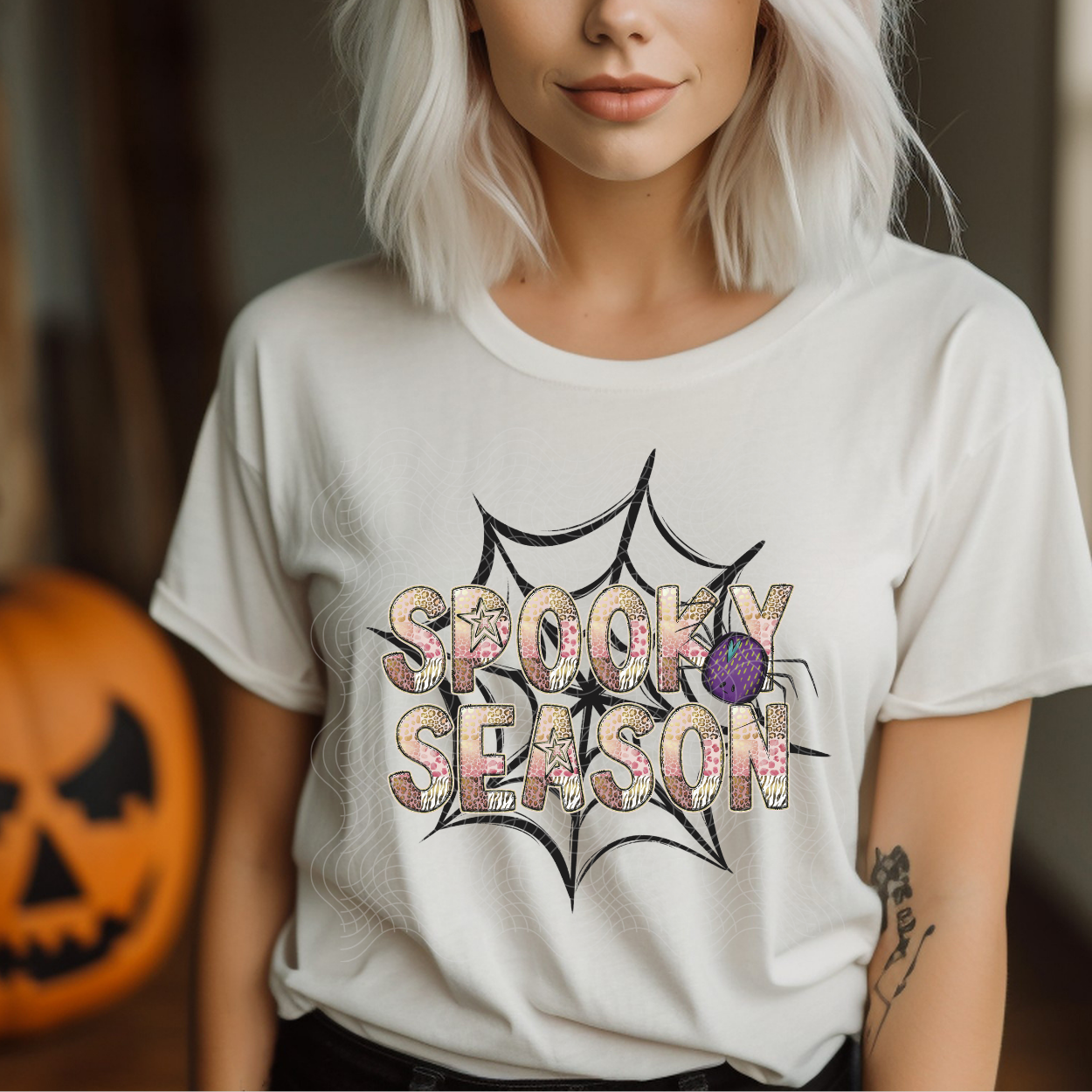 SPOOKY SEASON ANIMAL PRINT - DTF TRANSFER