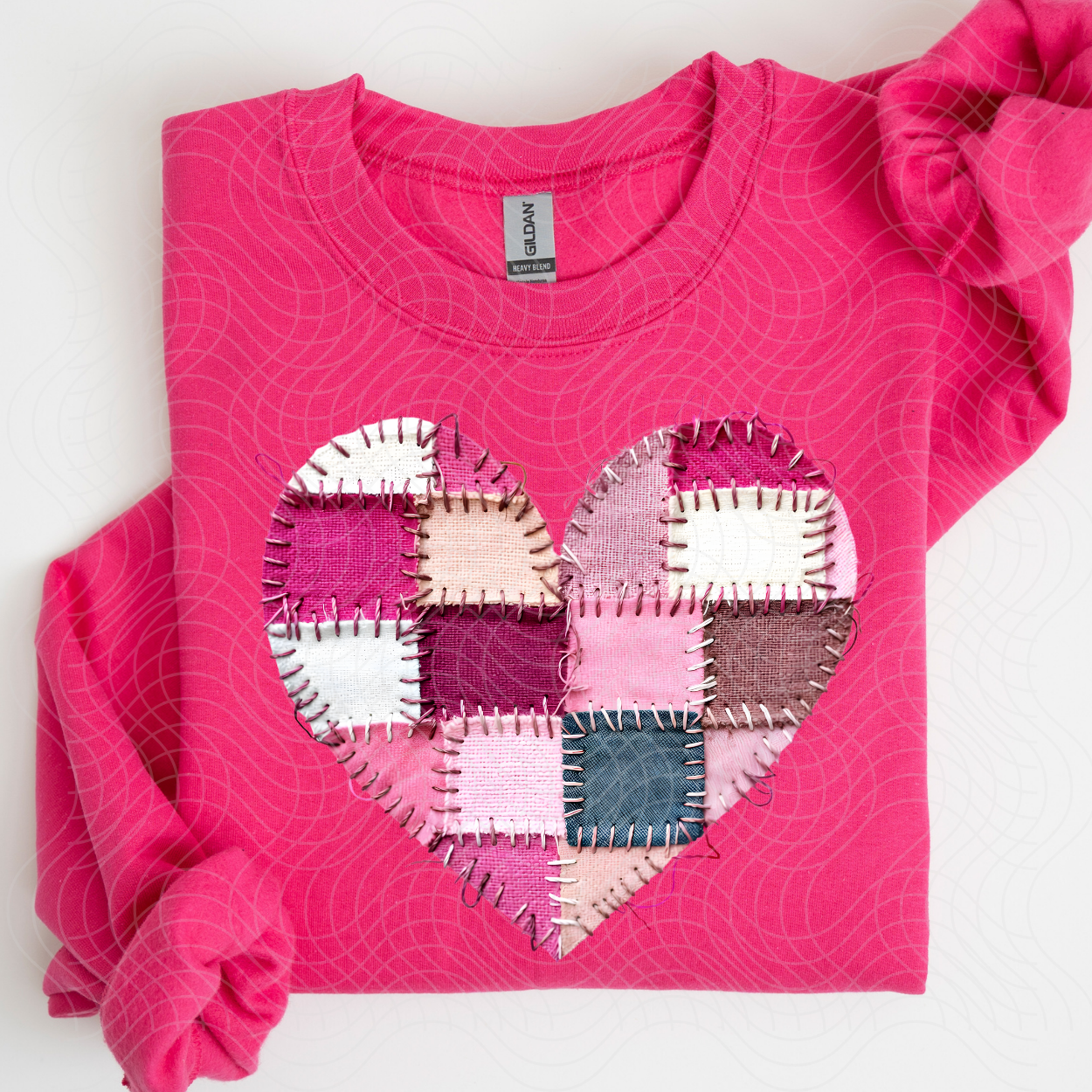 PATCHWORK HEART - DTF TRANSFER