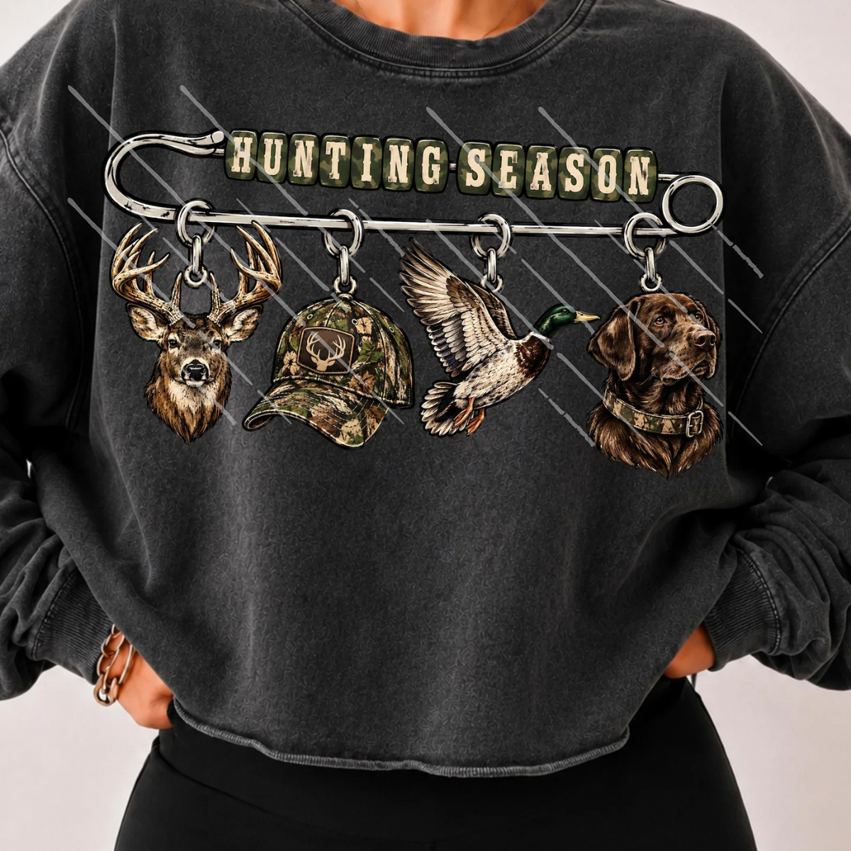 HUNTING SEASON CLIP - DTF TRANSFER