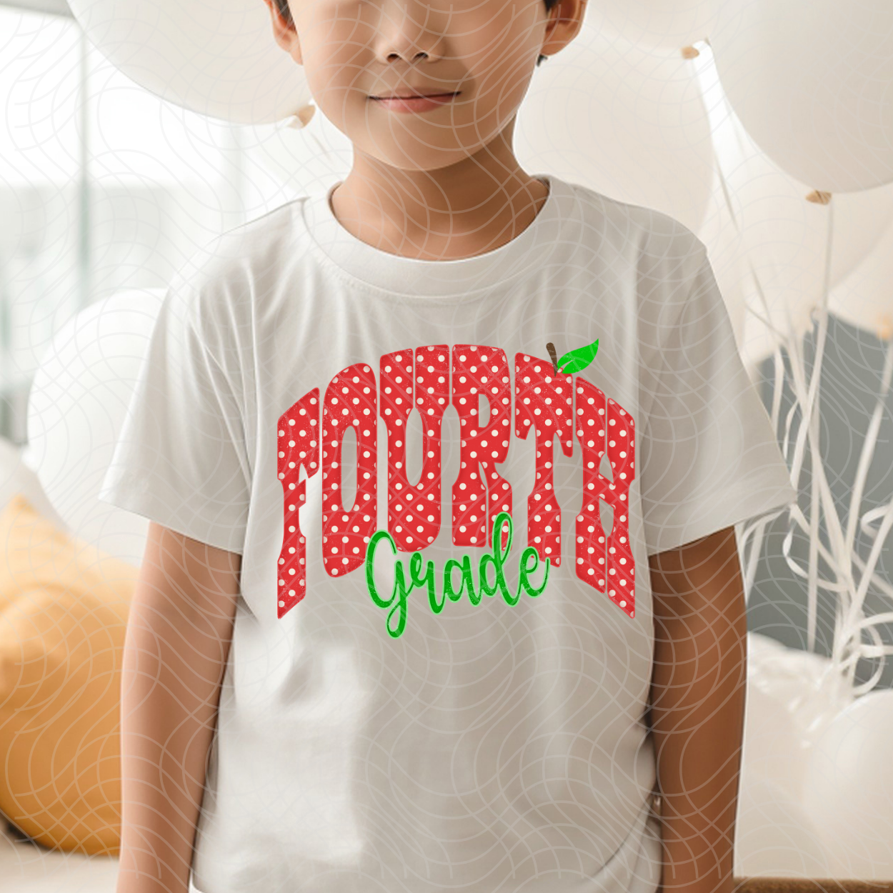FOURTH GRADE APPLE - DTF TRANSFER