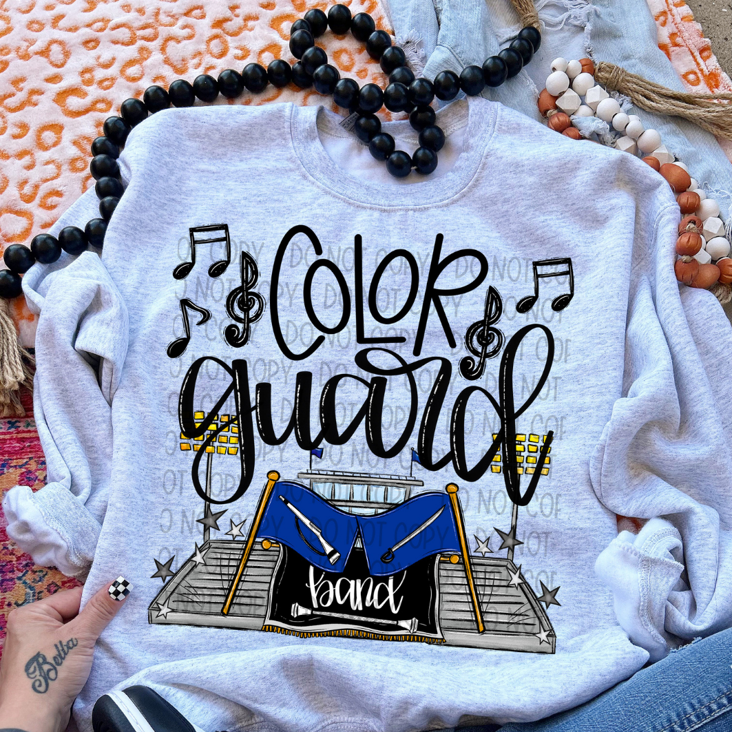 COLOR GUARD ROYAL - DTF TRANSFER