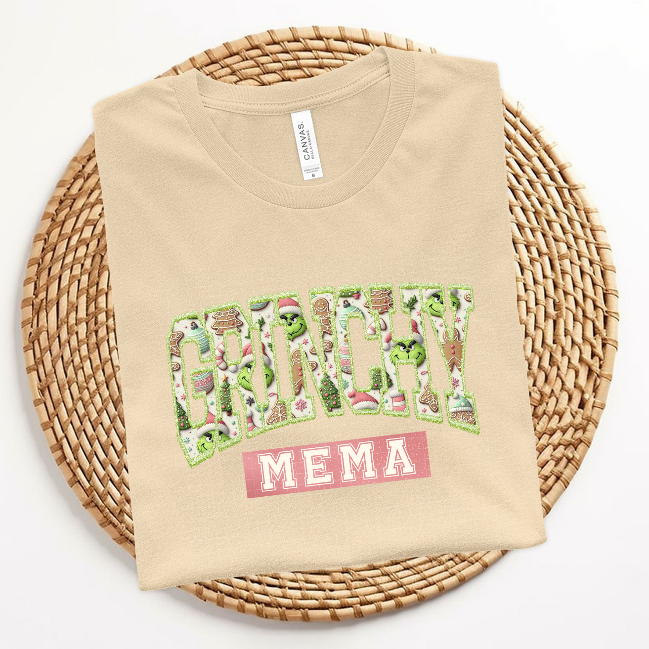 FAUX EMBROIDERY GREEN GUY MEMA - DTF TRANSFER