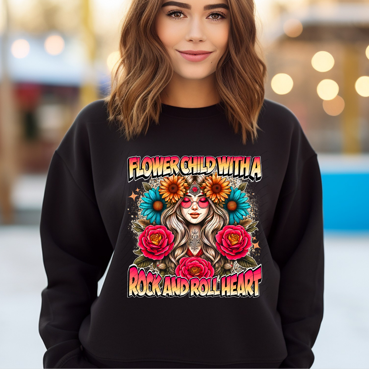 ROCK N ROLL HEART - DTF TRANSFER