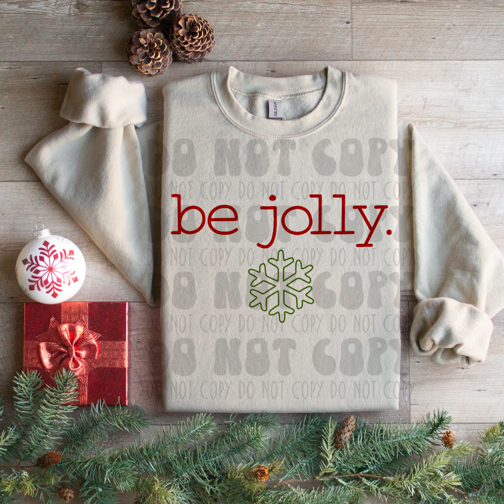 BE JOLLY SIMPLE - DTF TRANSFER
