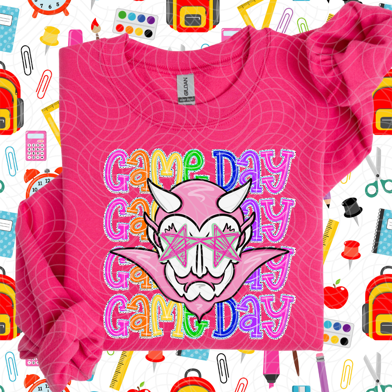 GAME DAY PREPPY DEVILS - DTF TRANSFER