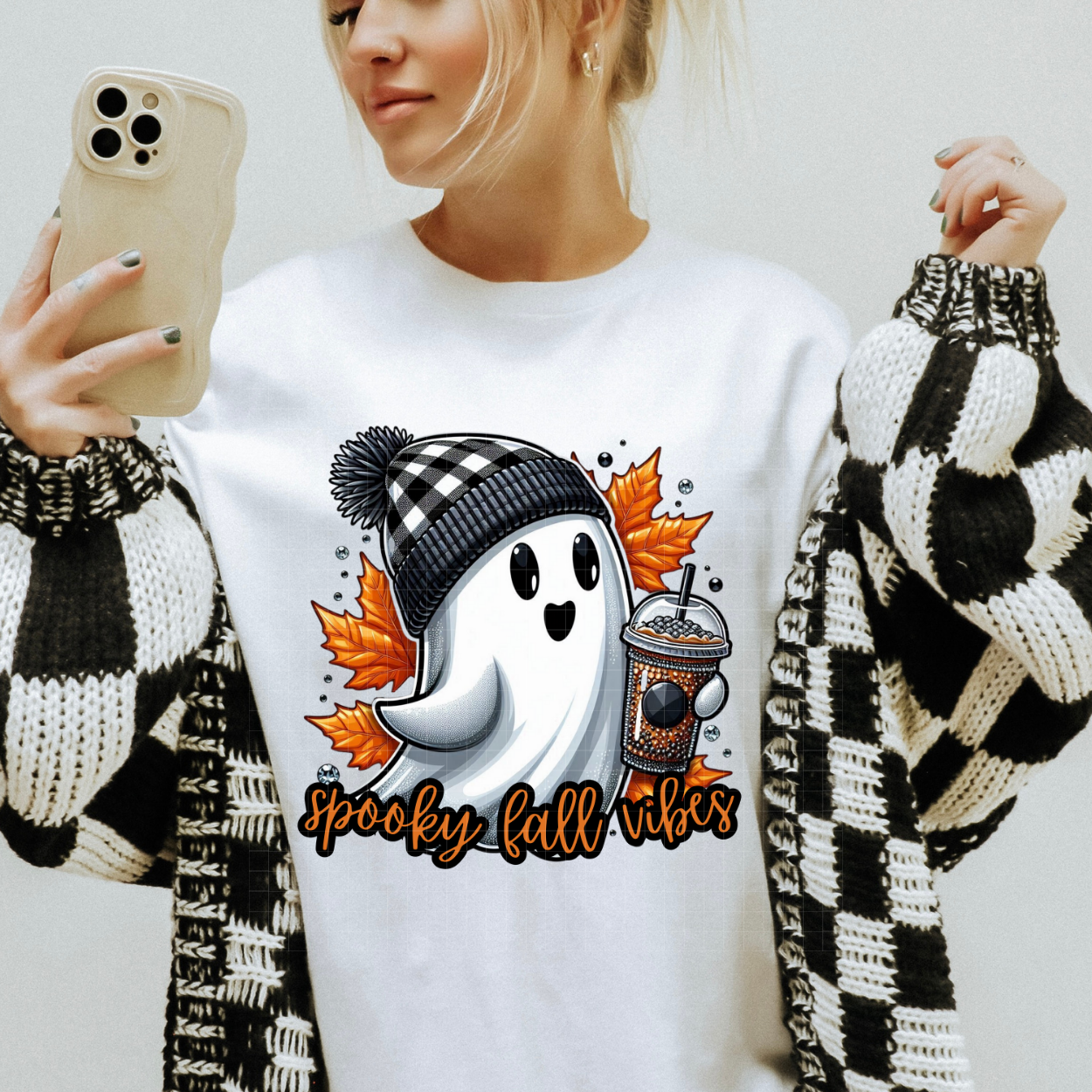 SPOOKY FALL VIBES - DTF TRANSFER
