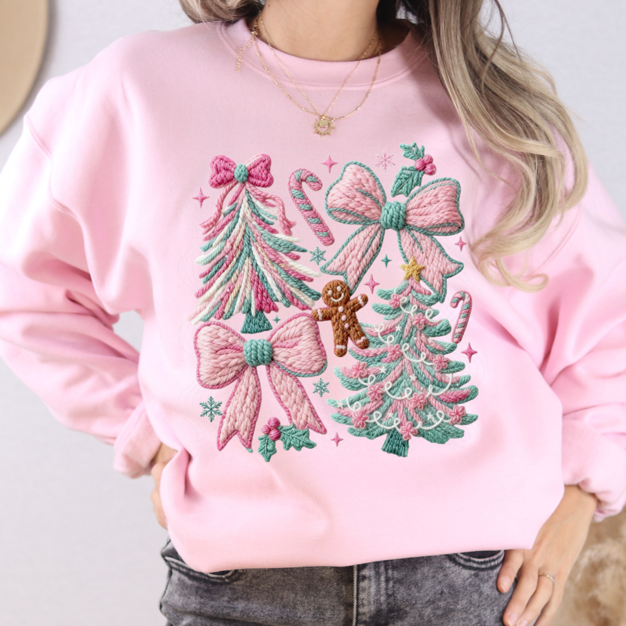 FAUX YARN CHRISTMAS - DTF TRANSFER