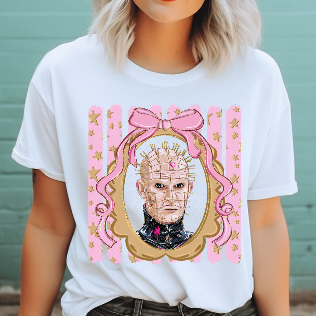 PREPPY PINK HORROR - DTF TRANSFER