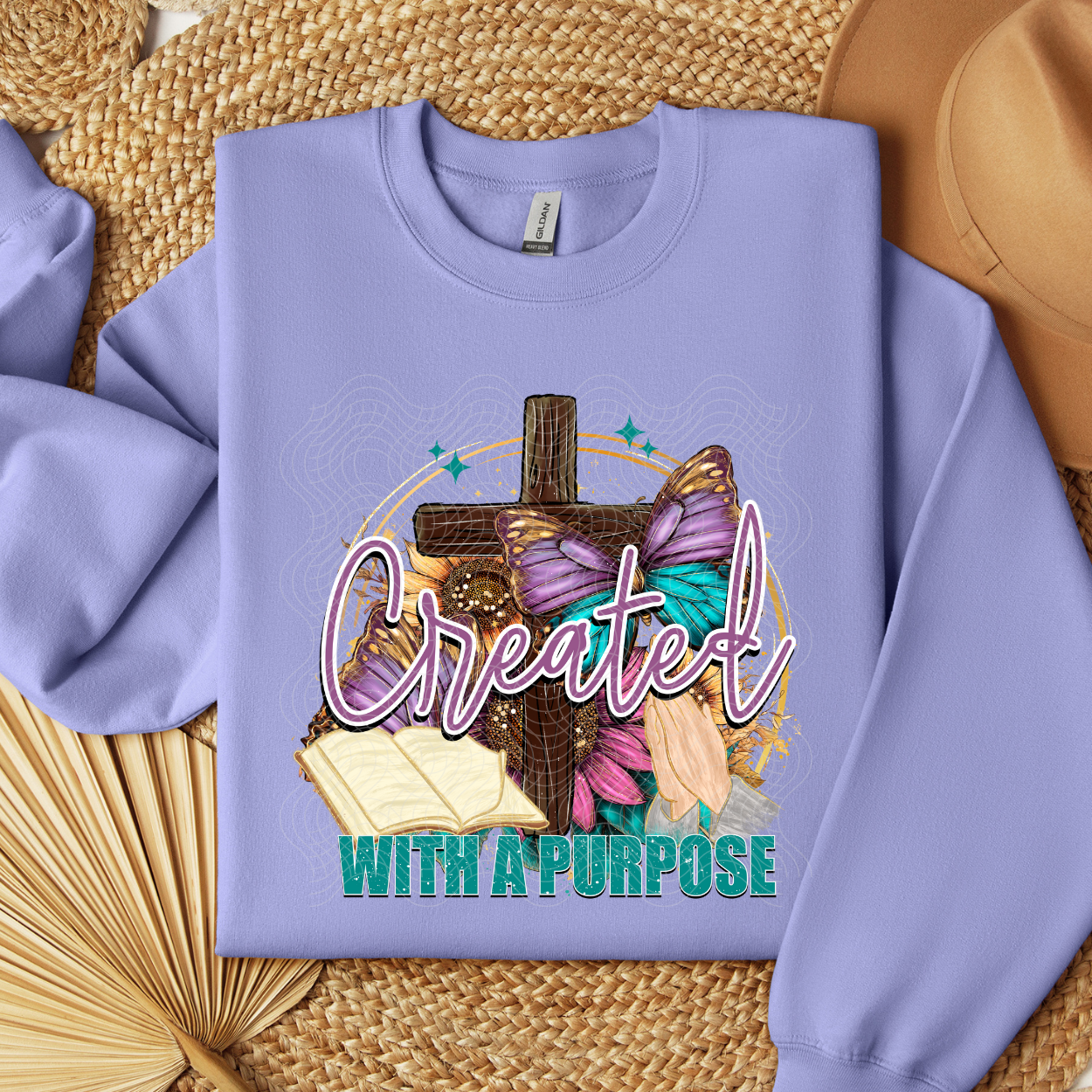 CREATED WITH A PURPOSE - DTF TRANSFER