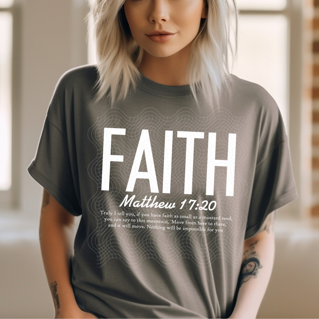 FAITH WHT - DTF TRANSFER