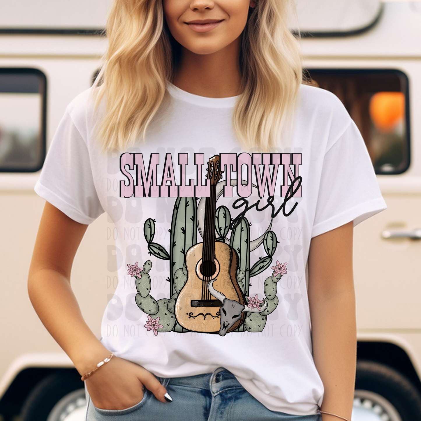 SMALL TOWN GIRL - DTF TRANSFER