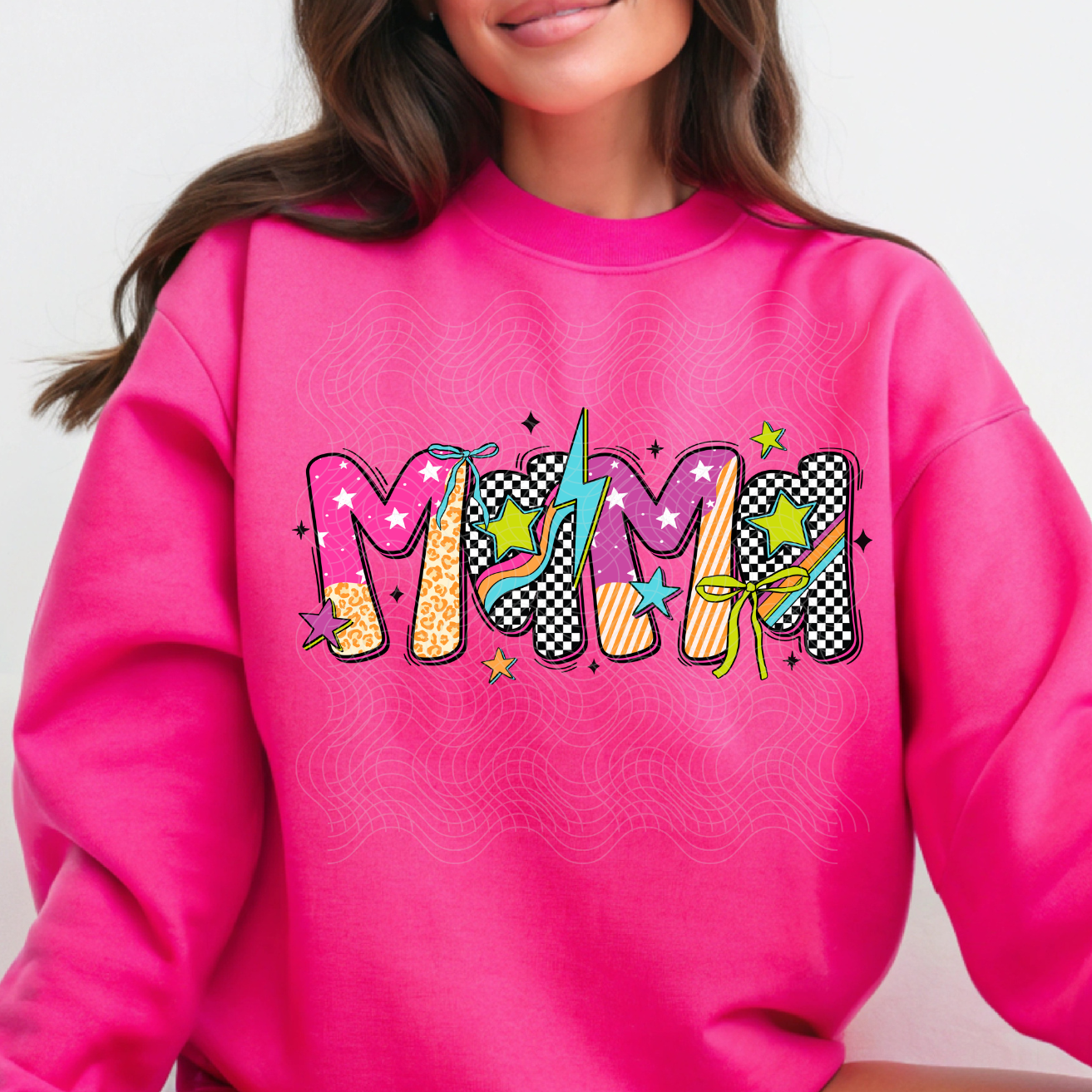 RETRO MAMA PINK - DTF TRANSFER