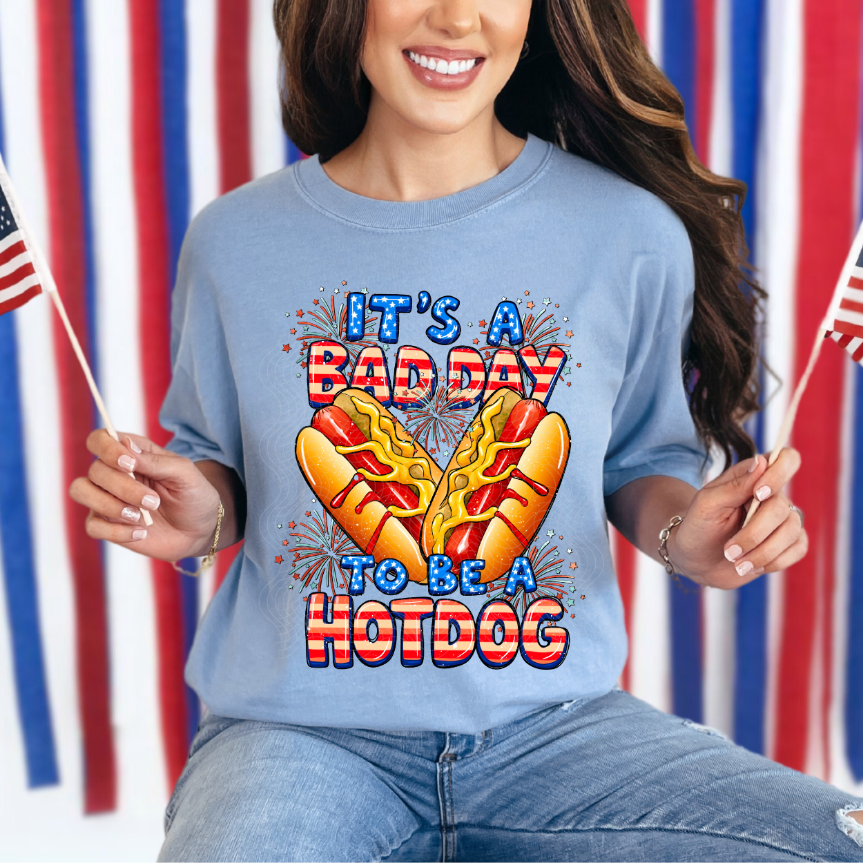 BAD DAY TO BE A HOT DOG - DTF TRANSFER