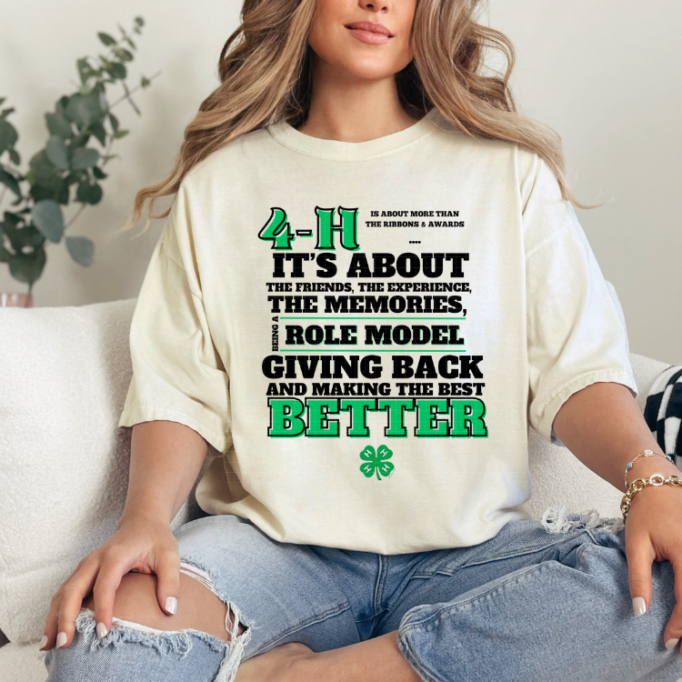 4-H Experience Is More Than Ribbons And Awards 4h Shirt 4-H Experience Is More Than Ribbons And Awards 4h Shirt