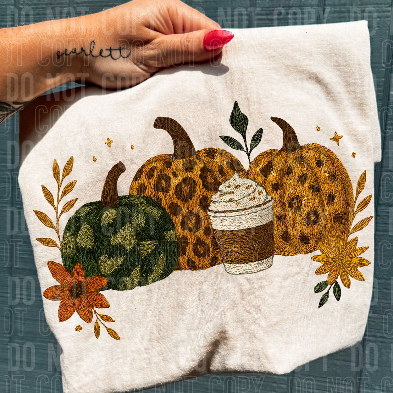 FAUX YARN PUMPKINS - DTF TRANSFER