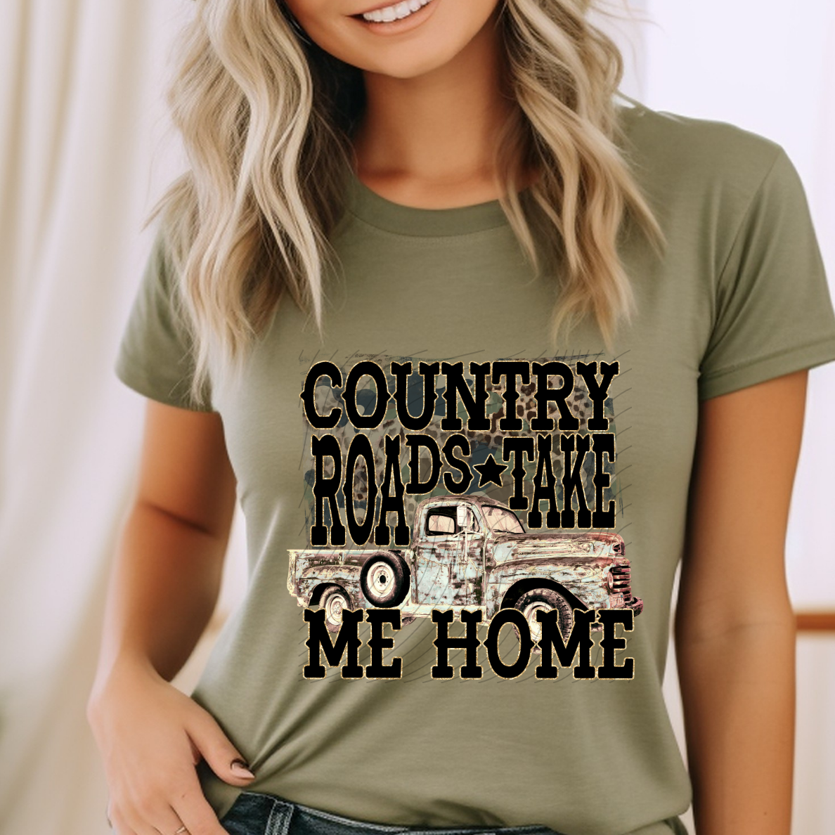 COUNTRY ROADS - DTF TRANSFER