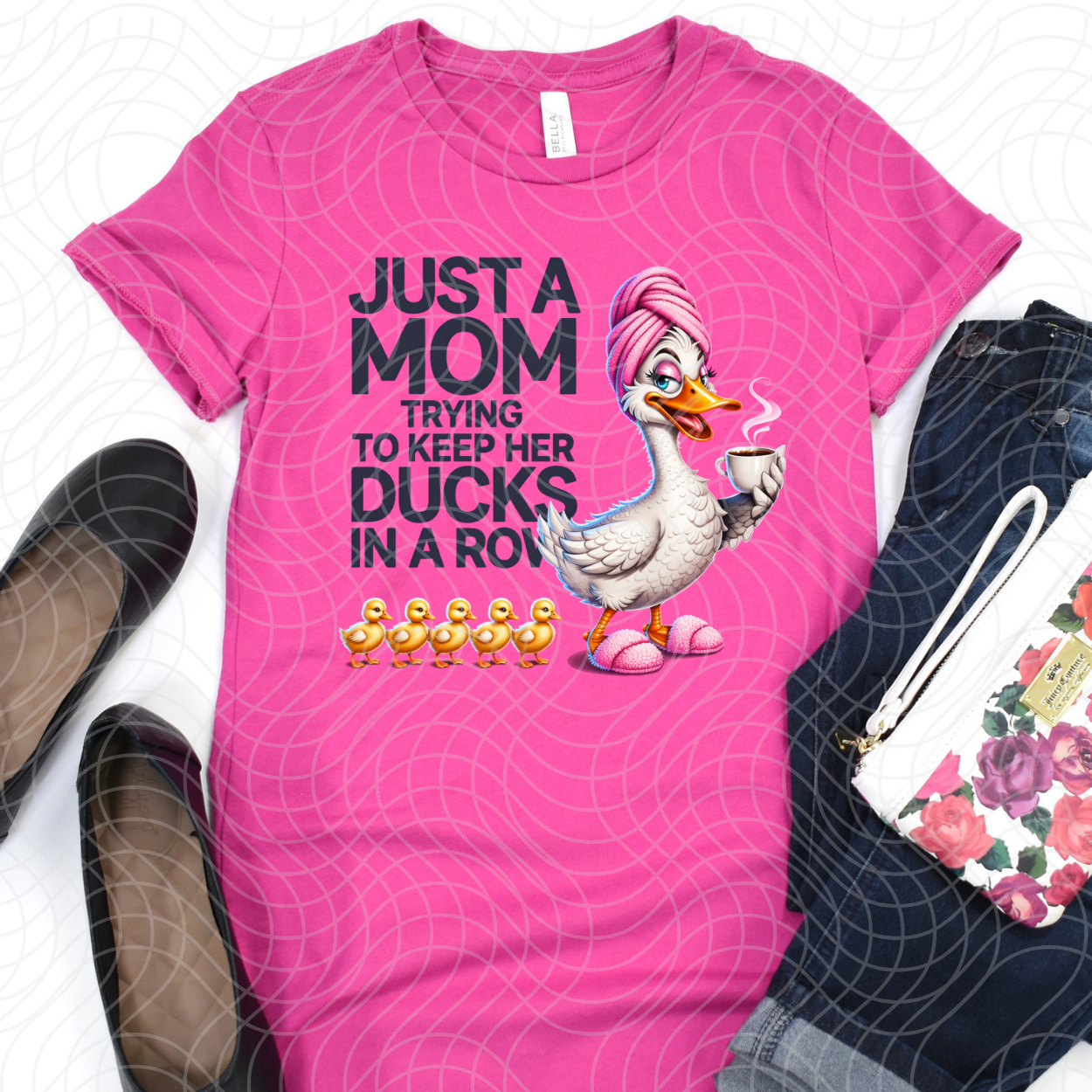 DUCKS IN A ROW - DTF TRANSFER