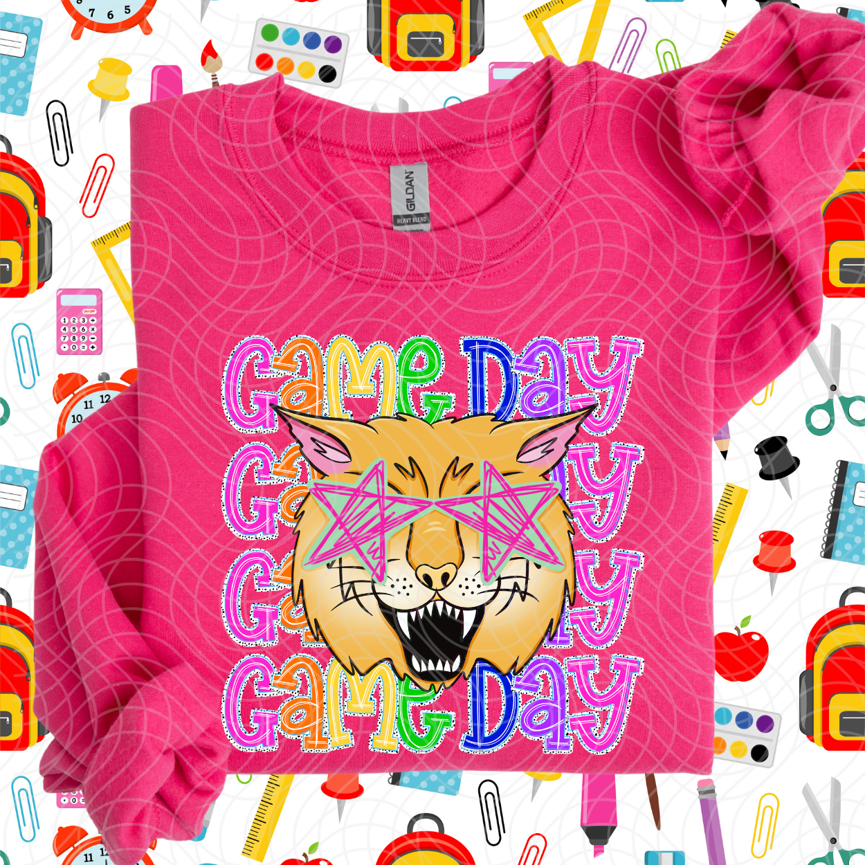 GAME DAY PREPPY BOBCATS - DTF TRANSFER