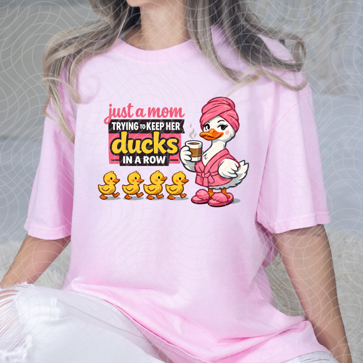 DUCKS IN A ROW - DTF TRANSFER