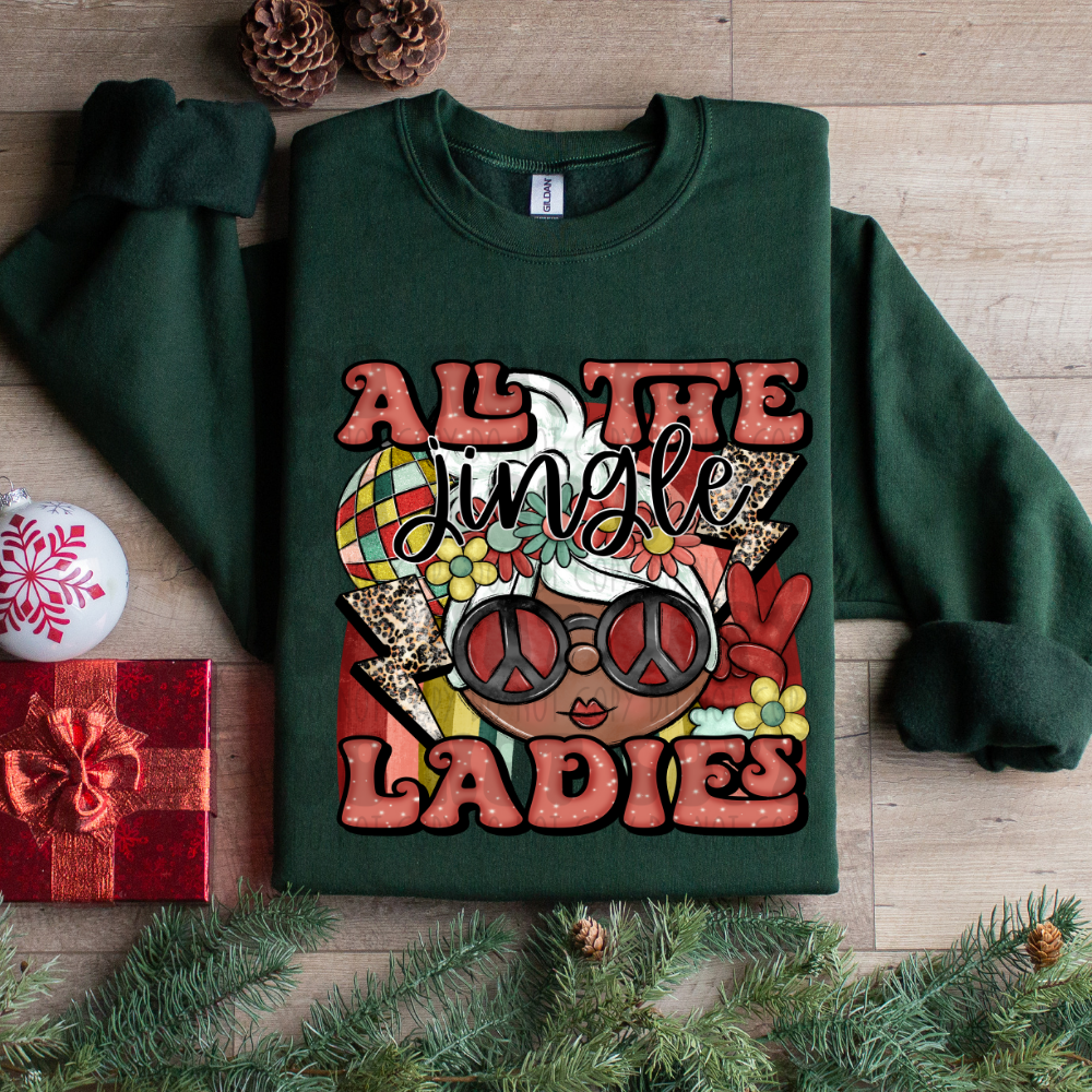 ALL THE JINGLE LADIES MEDIUM SKIN - DTF TRANSFER