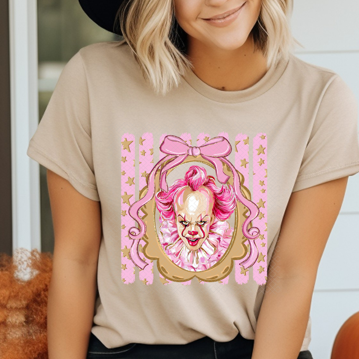 PREPPY PINK HORROR - DTF TRANSFER