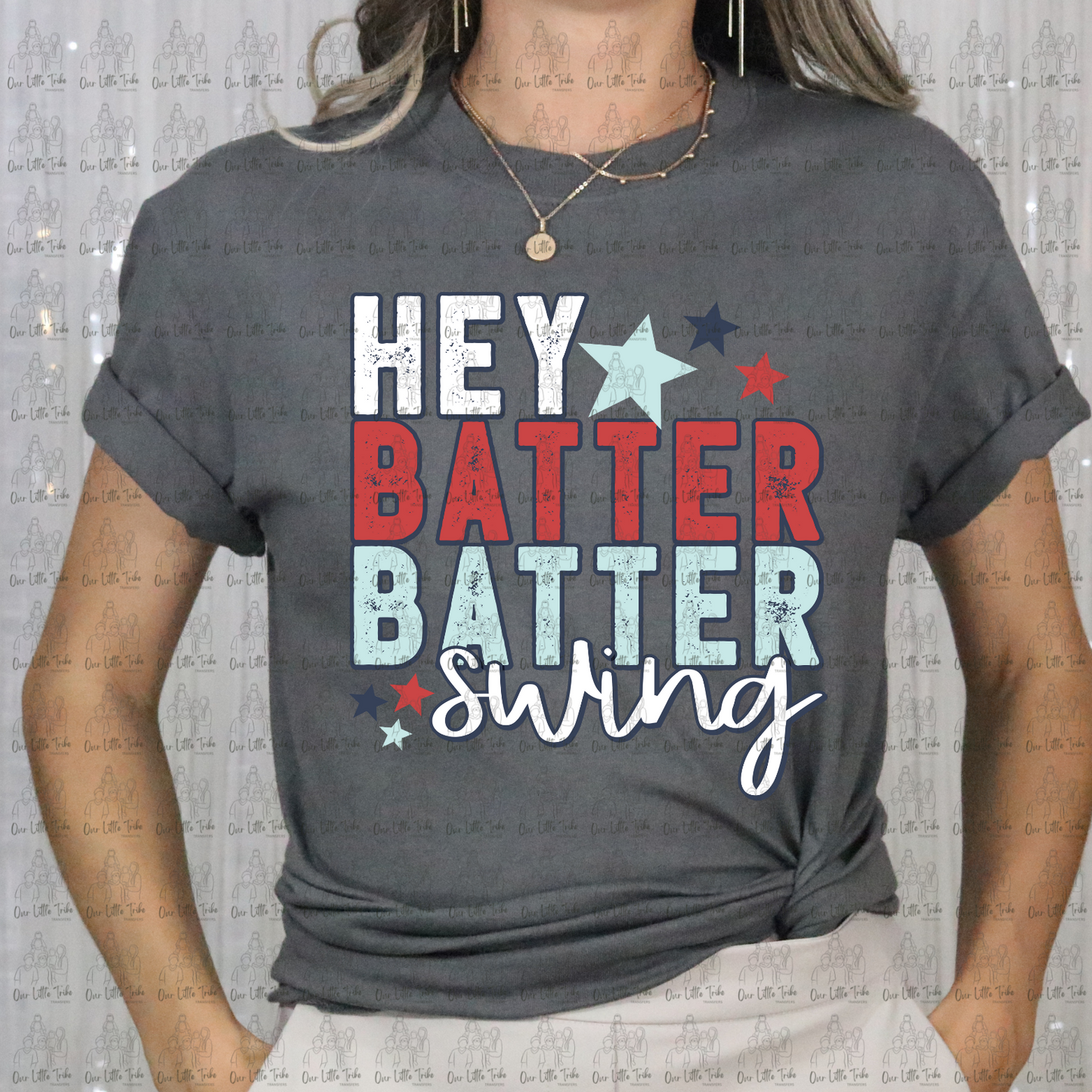 RETRO HEY BATTER BATTER SWING - DTF TRANSFER