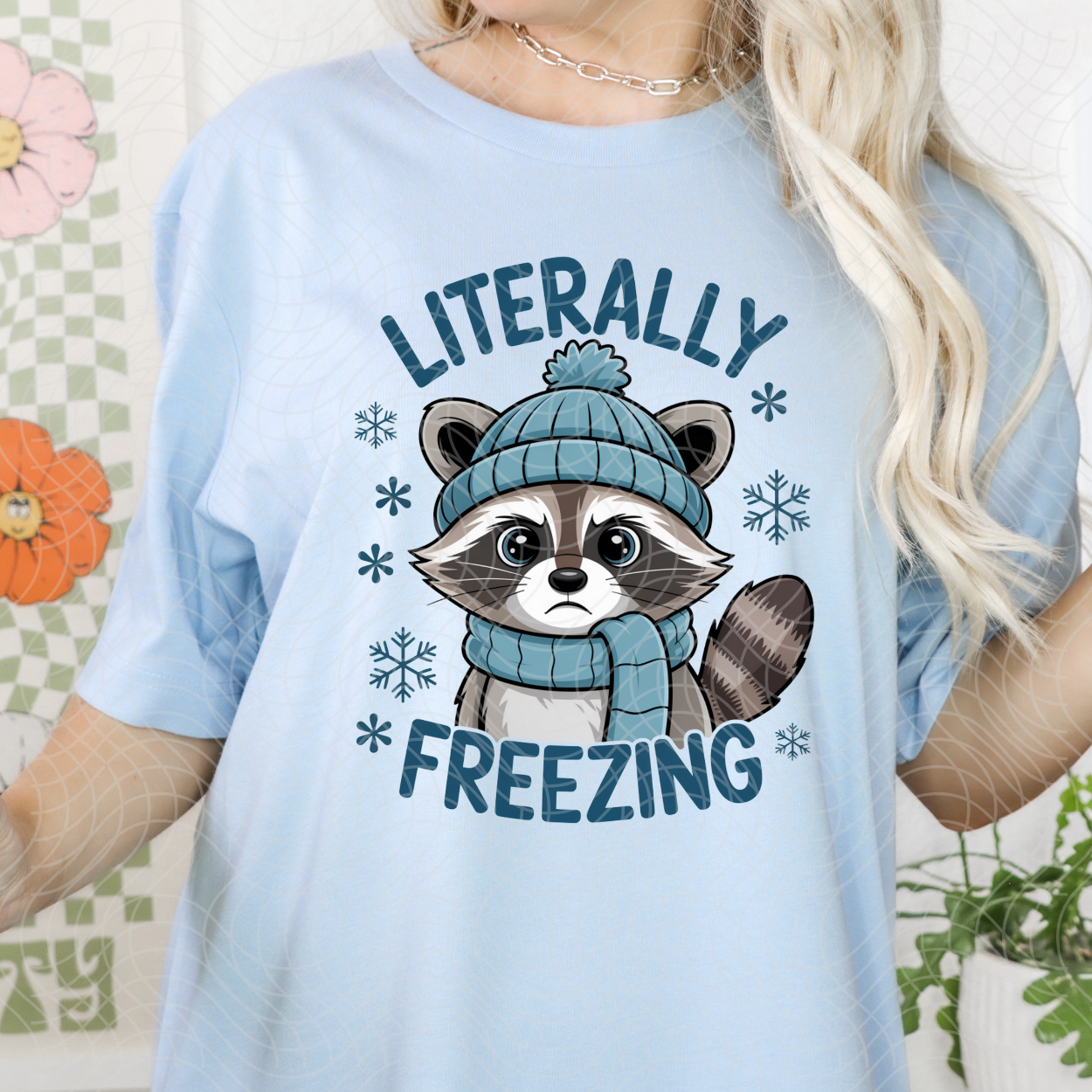 LITERALLY FREEZING - DTF TRANSFER