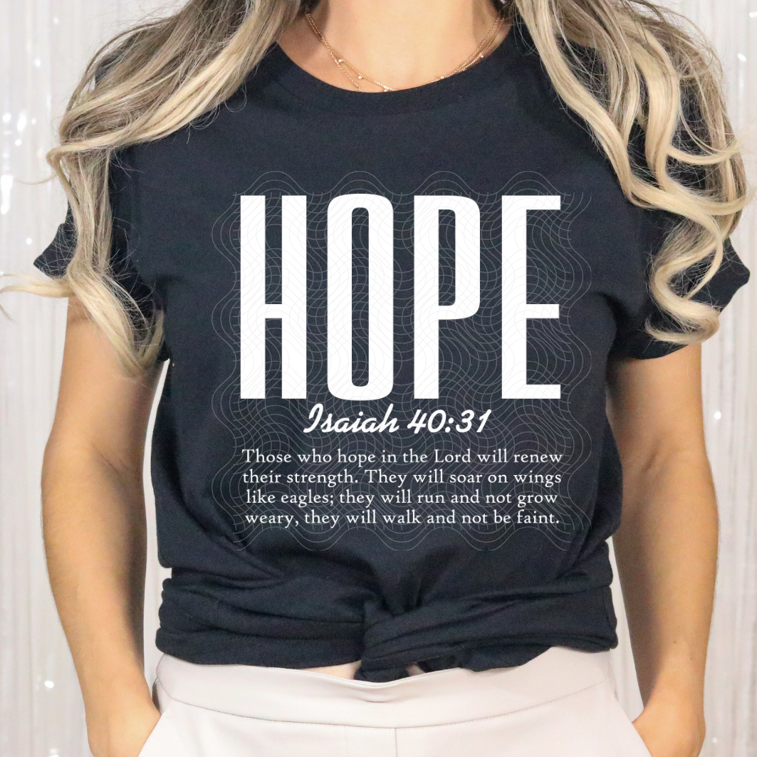 HOPE WHT - DTF TRANSFER