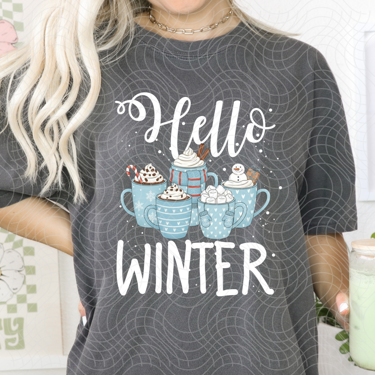 HELLO WINTER - DTF TRANSFER
