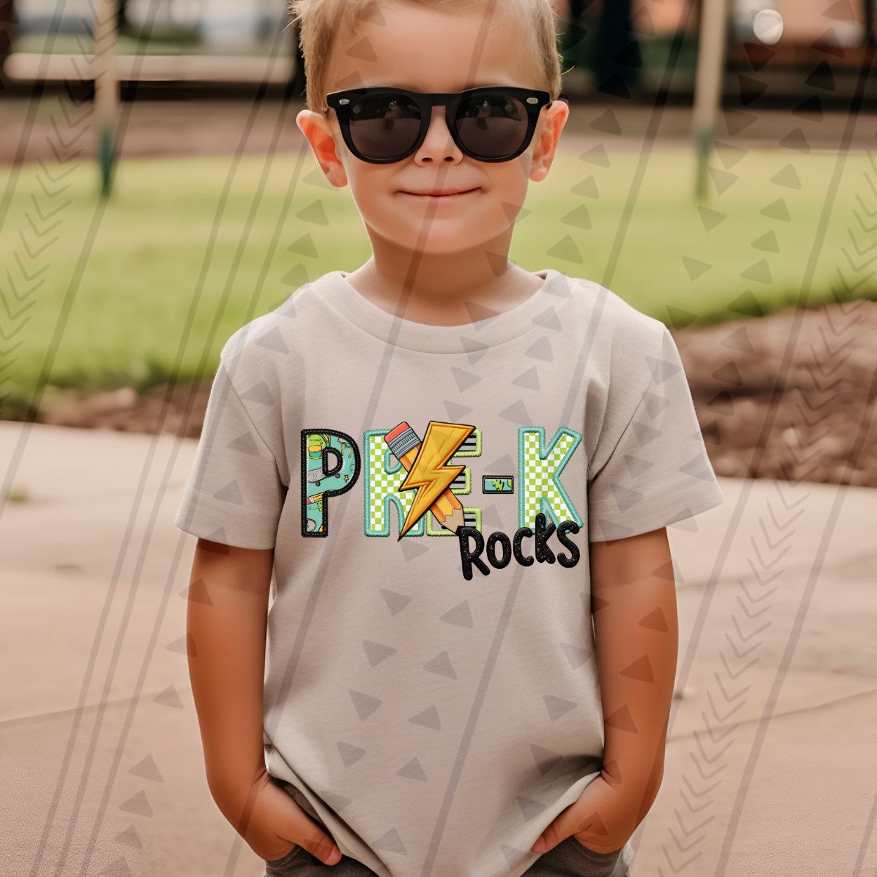 PRE-K FAUX EMBROIDERY BOY - DTF TRANSFER