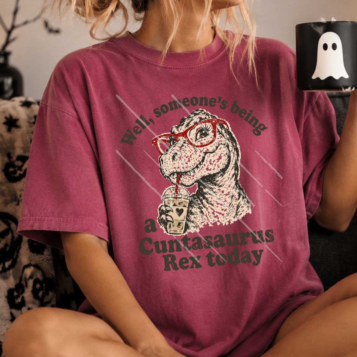 CUNTASAURUS REX DARK - DTF TRANSFER