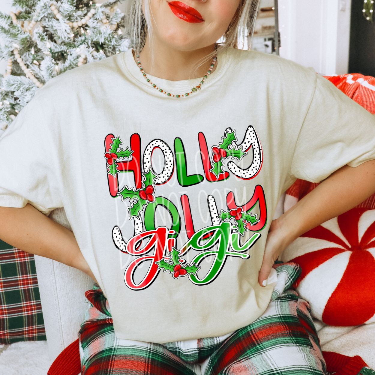 HOLLY JOLLY - DTF TRANSFER