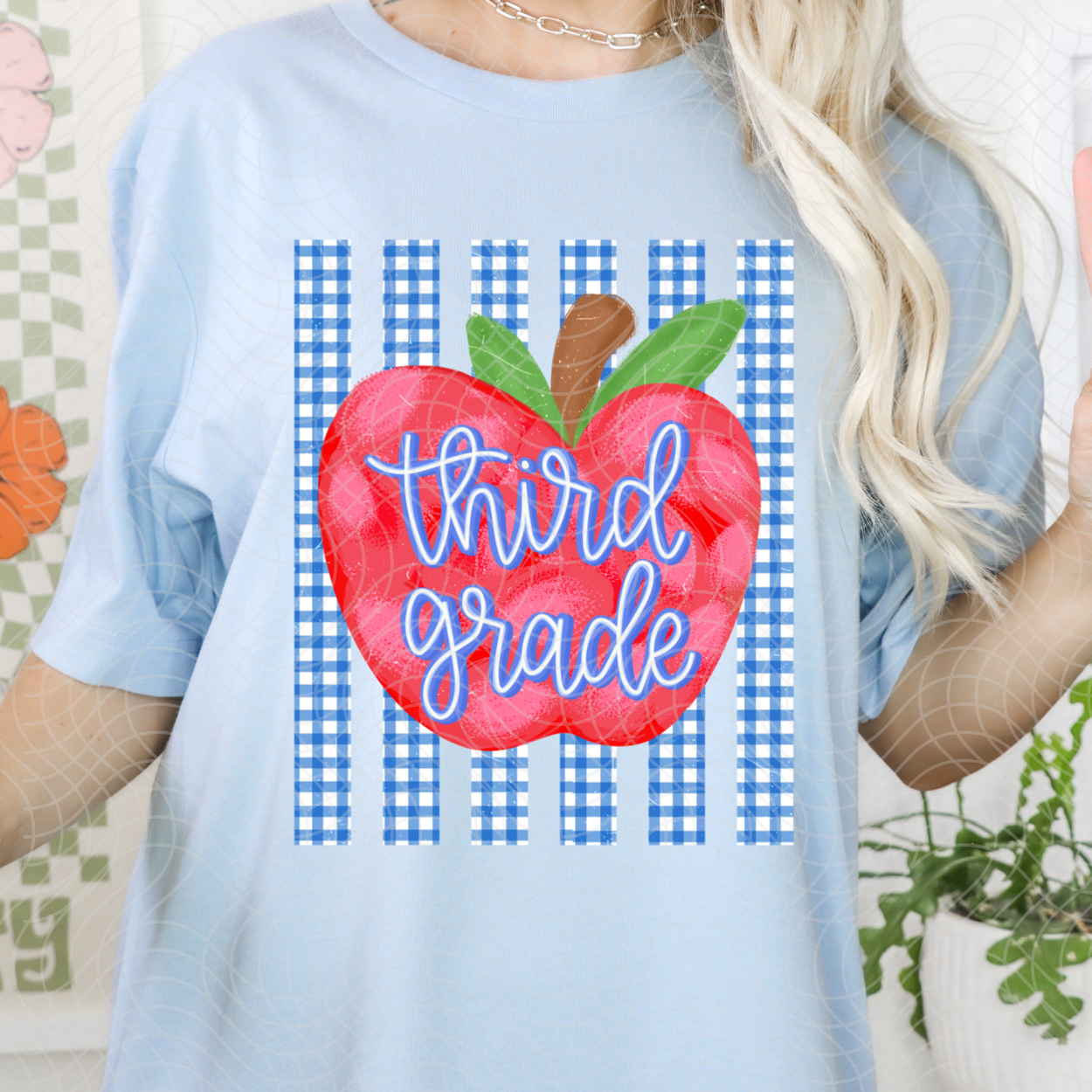 THIRD GRADE APPLE - DTF TRANSFER