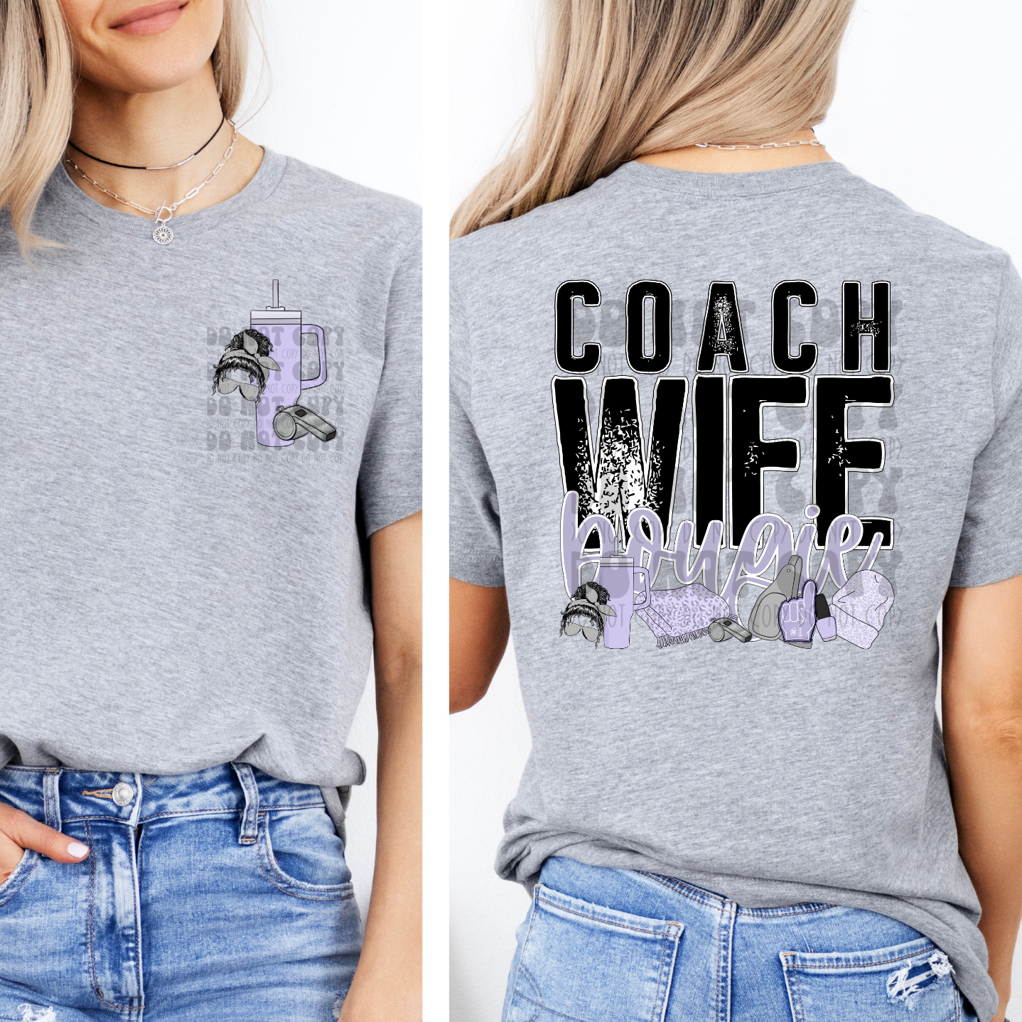 COACH WIFE BOUGIE W/ POCKET - DTF TRANSFER