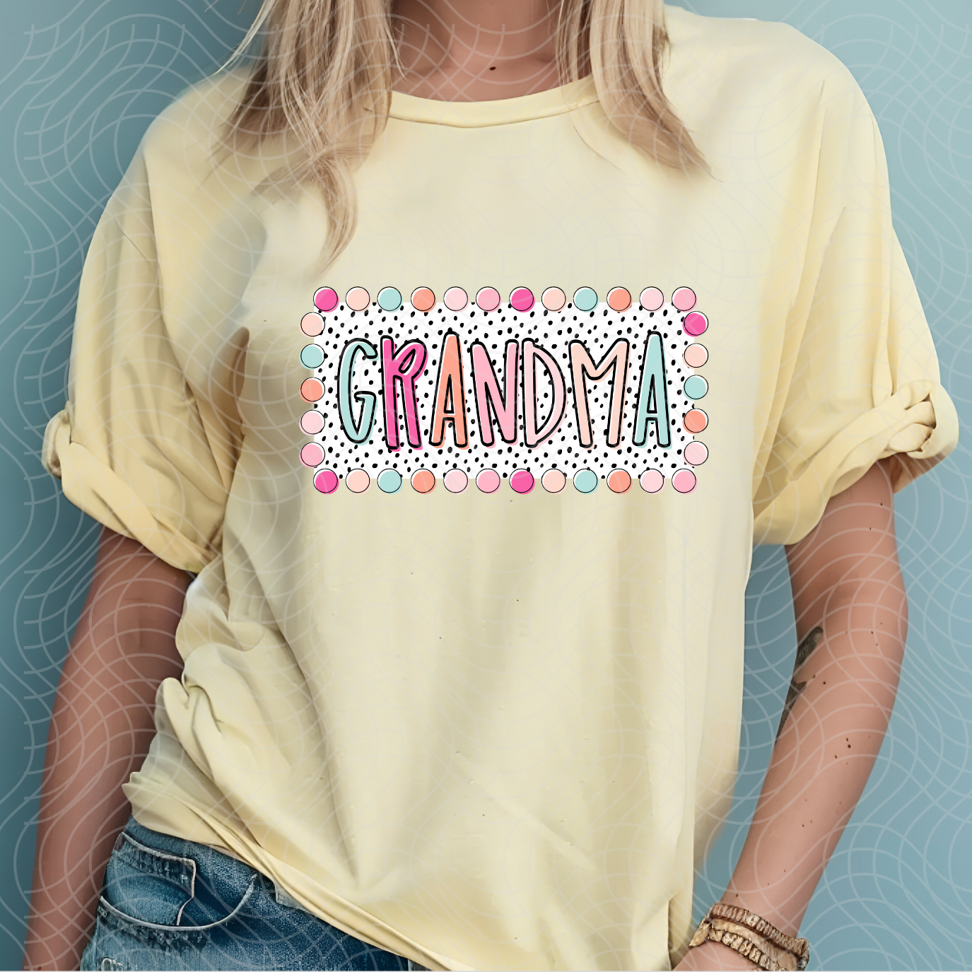 GRANDMA POLKA DOTS - DTF TRANSFER