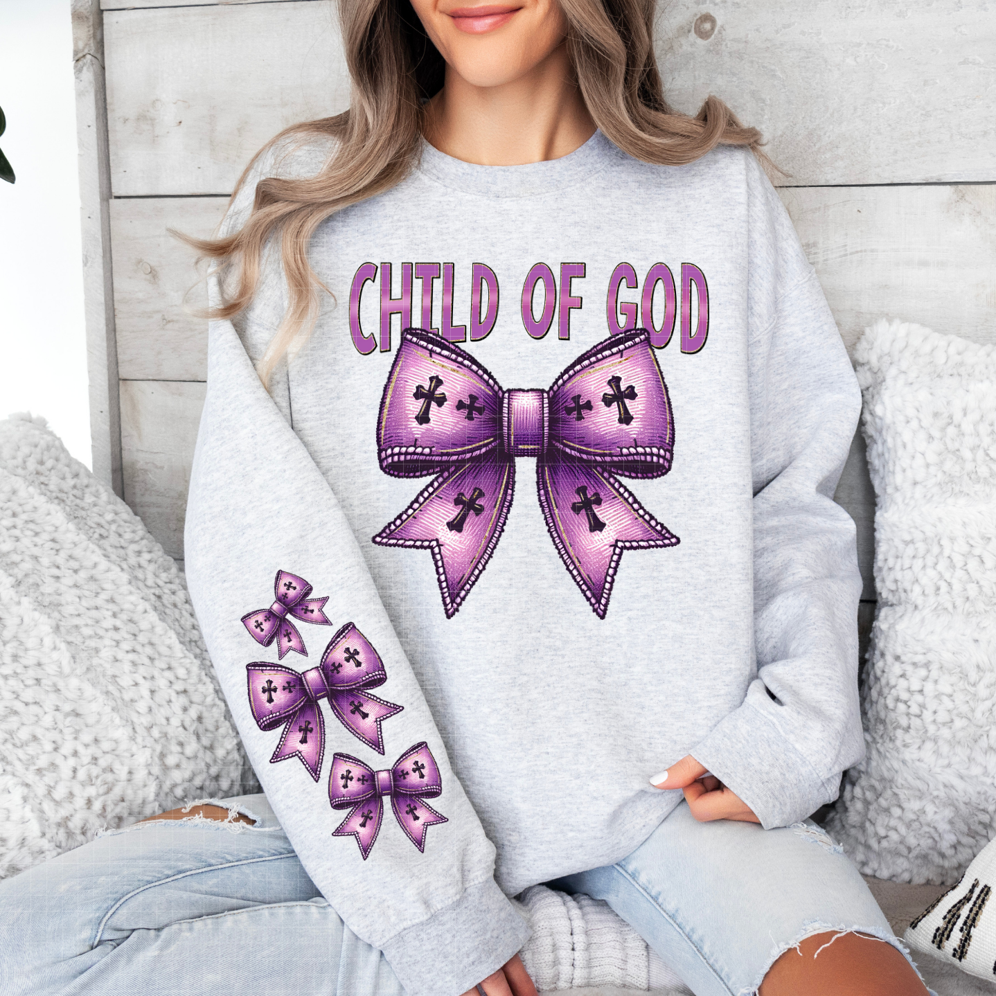 CHILD OF GOD W/ SLEEVE - DTF TRANSFER