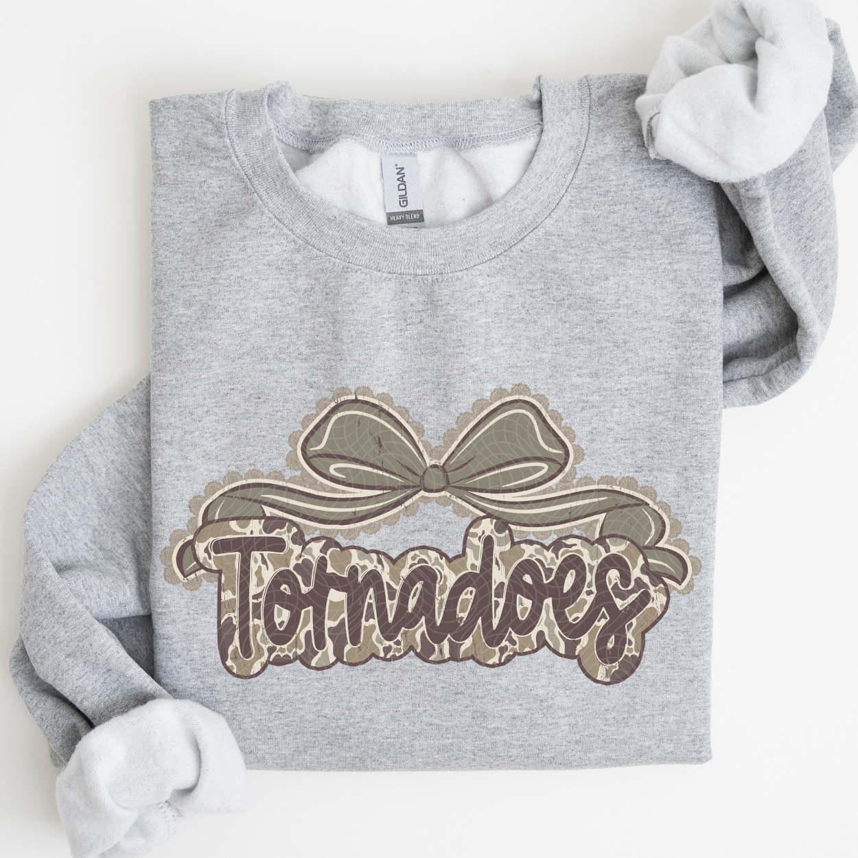 TORNADOES CAMO BOW - DTF TRANSFER