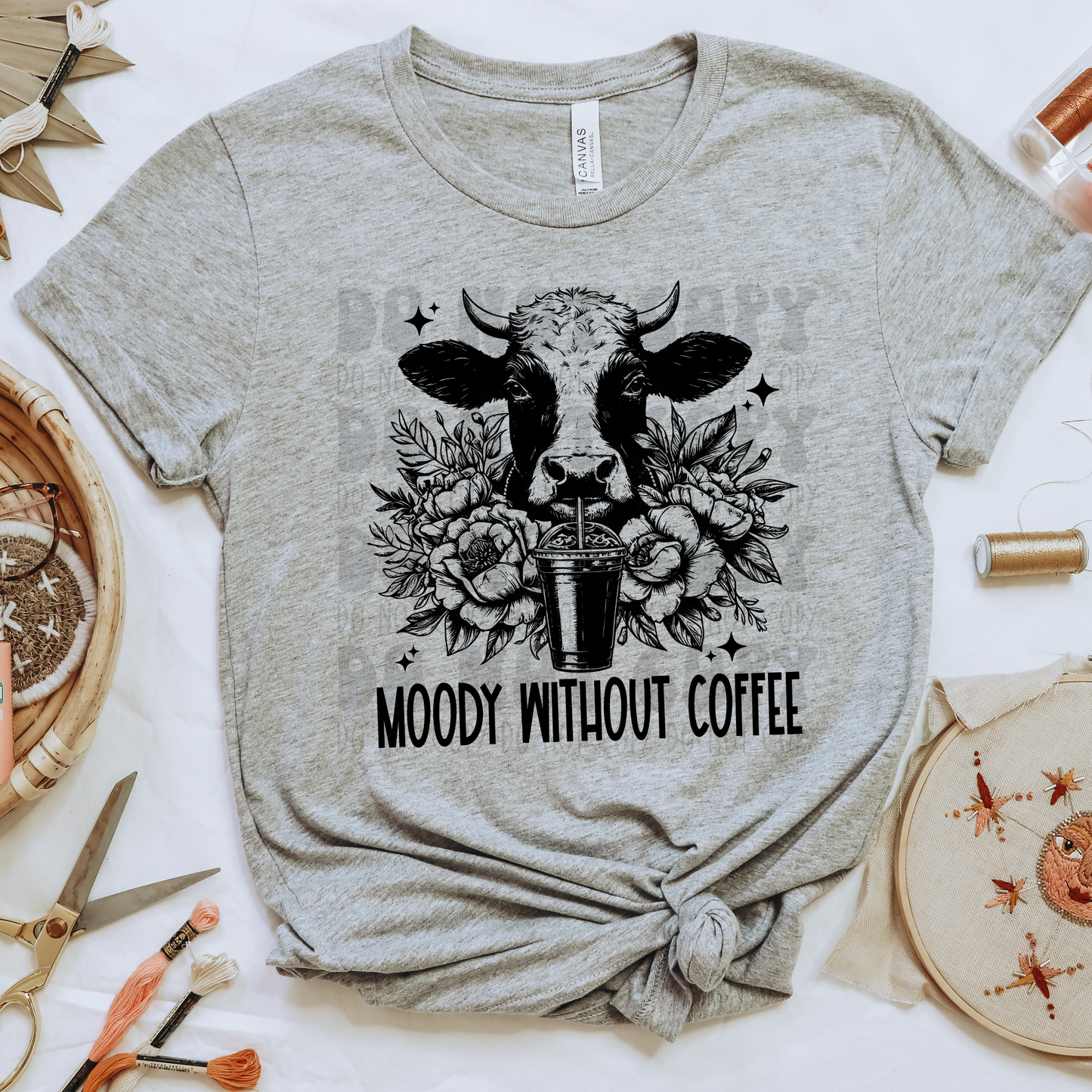 MOODY WITHOUT COFFEE - DTF TRANSFER