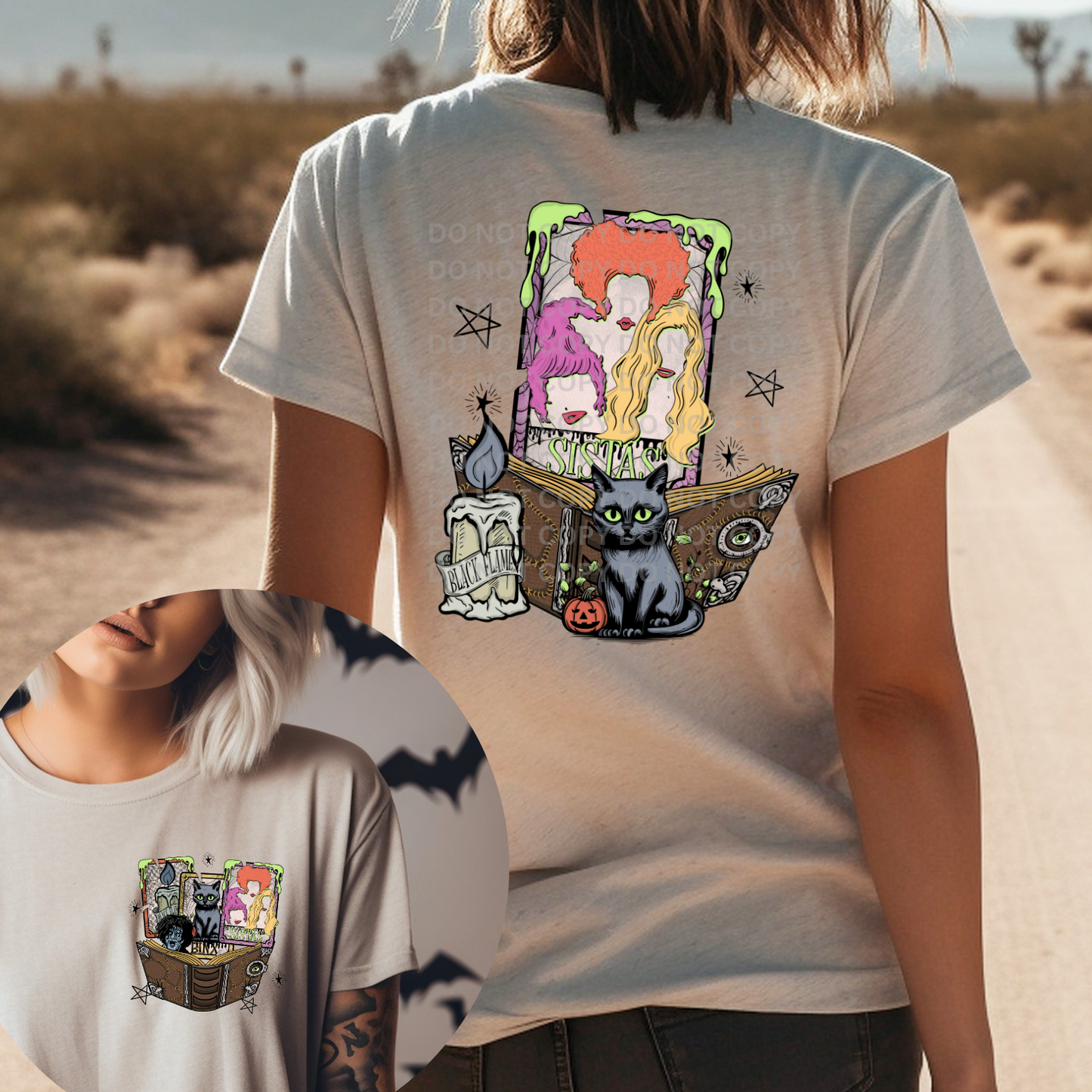 SISTAS W/POCKET - DTF TRANSFER