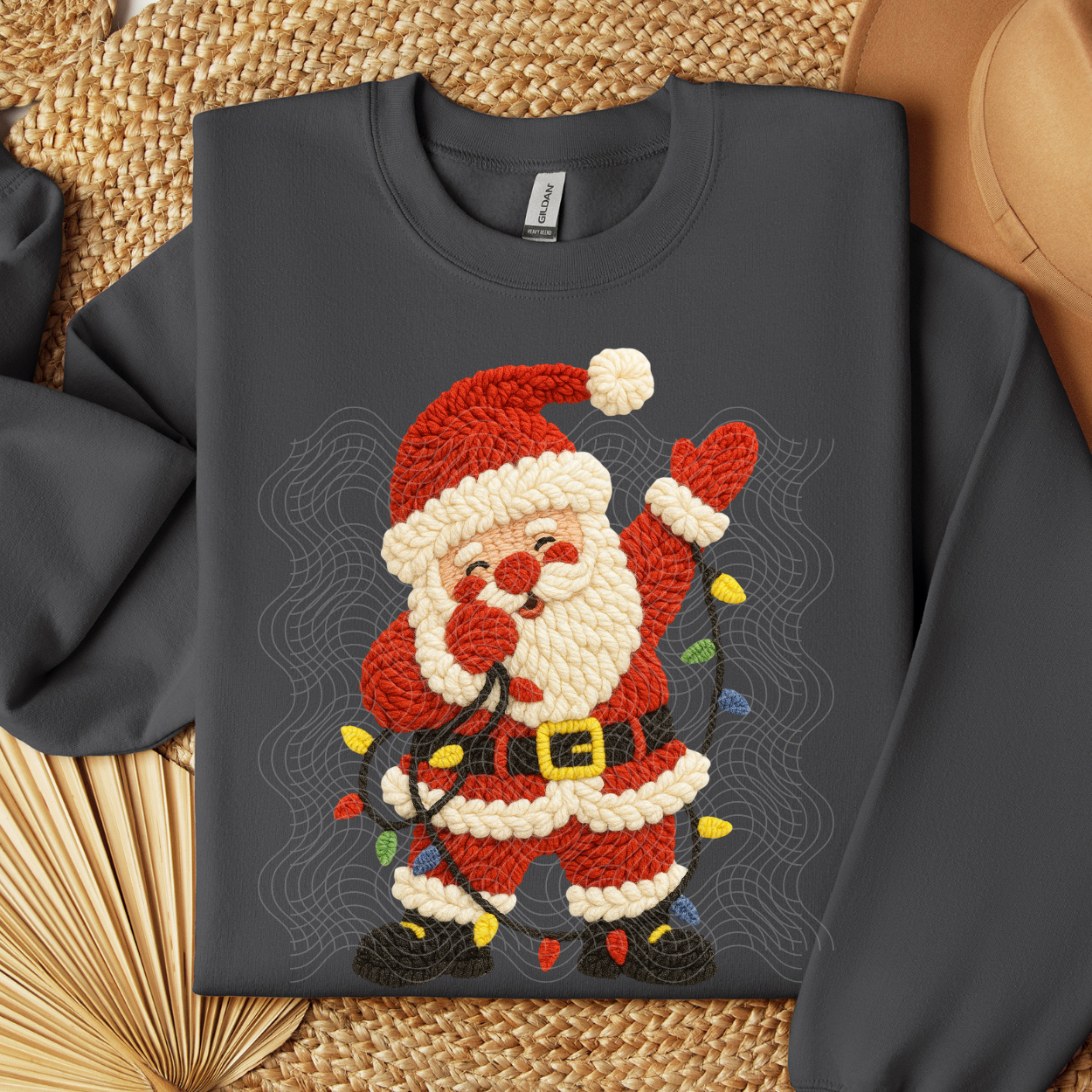 FAUX YARN DAB SANTA - DTF TRANSFER