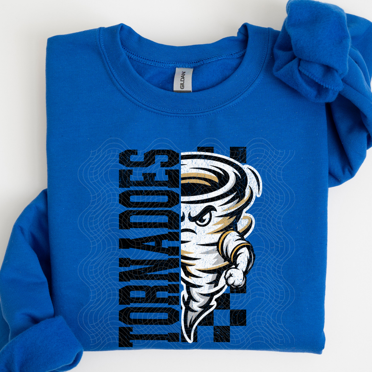 TORNADOES MASCOT DISTRESSED - DTF TRANSFER